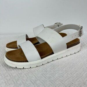 Matt & Natt EU 41 US 11 Women’s Ashai Vegan Leather Supple Footbed Sandals Italy